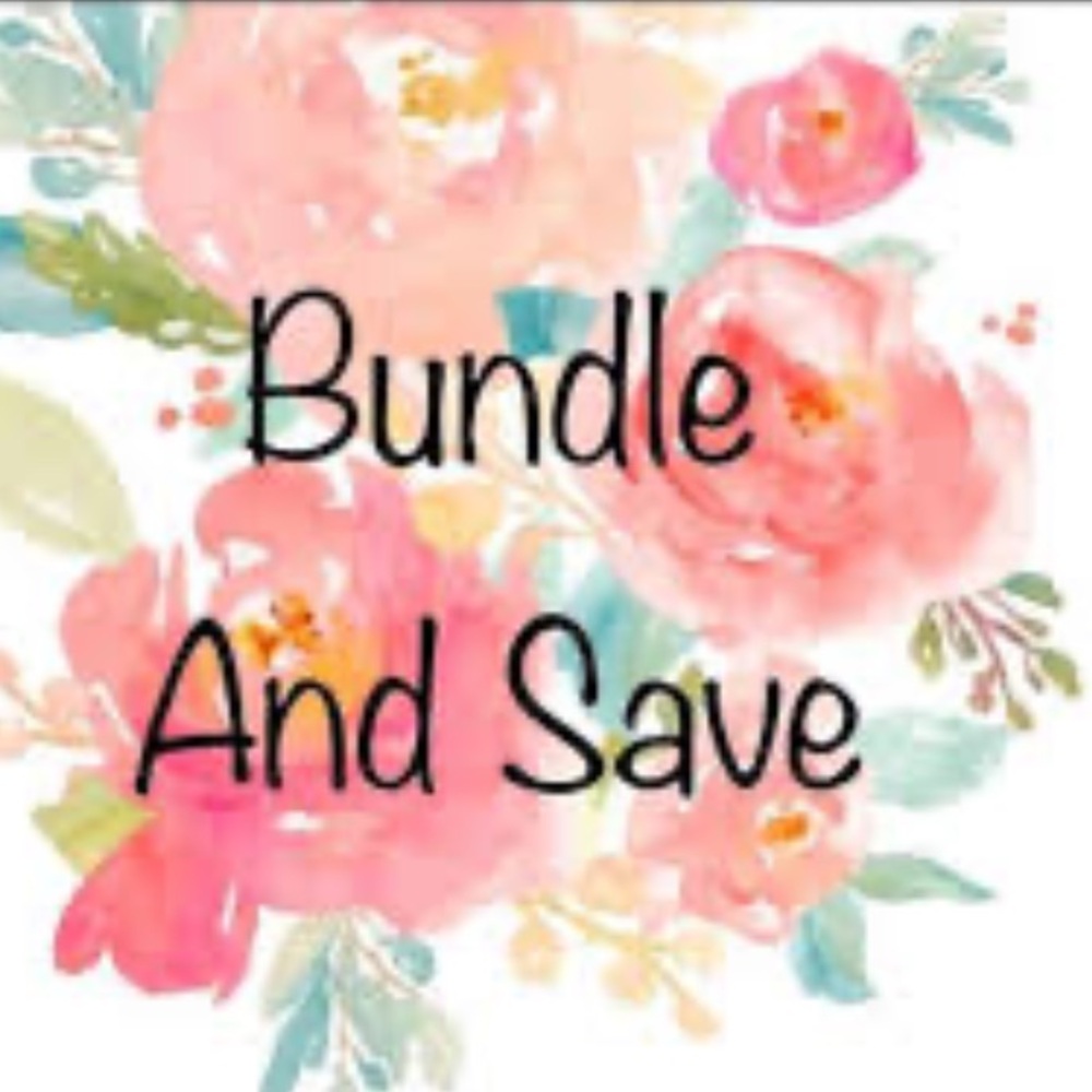 Bundle sale 15% off 2 or more items 💕